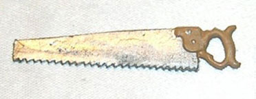 Dollhouse Miniature Saw, Carpenters